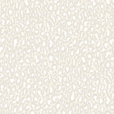 product image of Sample Leopard Print Wallpaper in Ivory/Cream 534