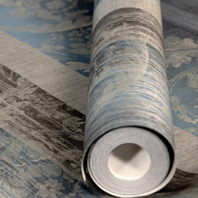 product image for Nerites Midnight Blue Wallpaper from the Adonea Collection by Galerie Wallcoverings 36