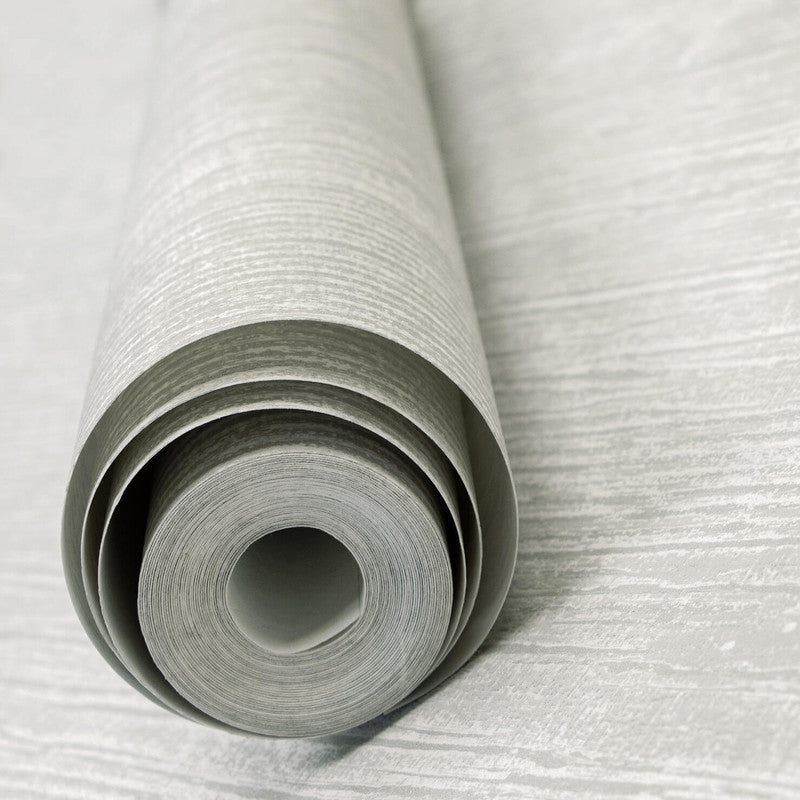 media image for Wooden Wallpaper in Light Grey 210