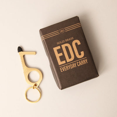product image for brass edc no touch tool by izola 1 60