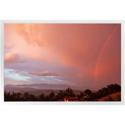 product image for Pink Rainbow Framed Print 57