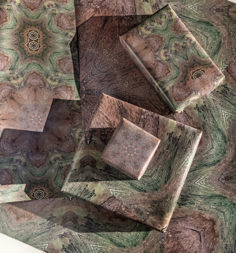 media image for Burgundy Forest Wrapping Paper 227