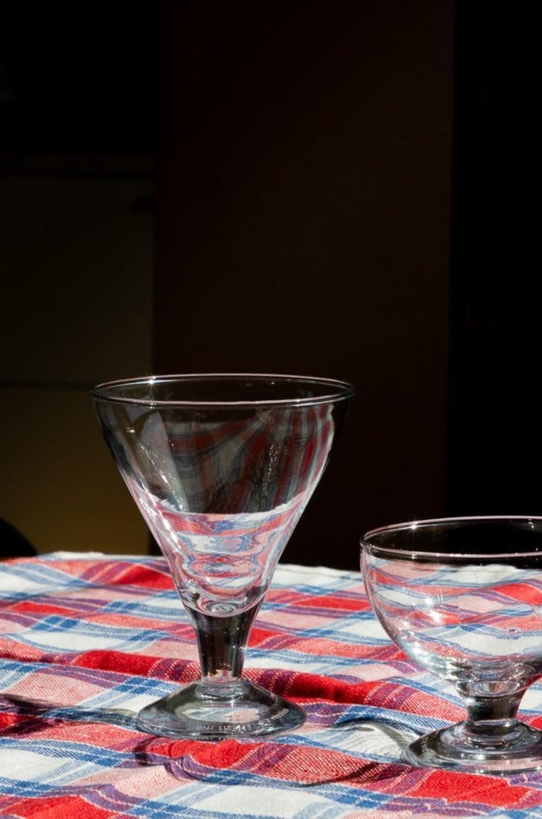 media image for Blown Glass Triangle Dessert Cup 232