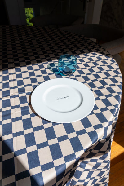 product image for Blue Ladder Tablecloth 58