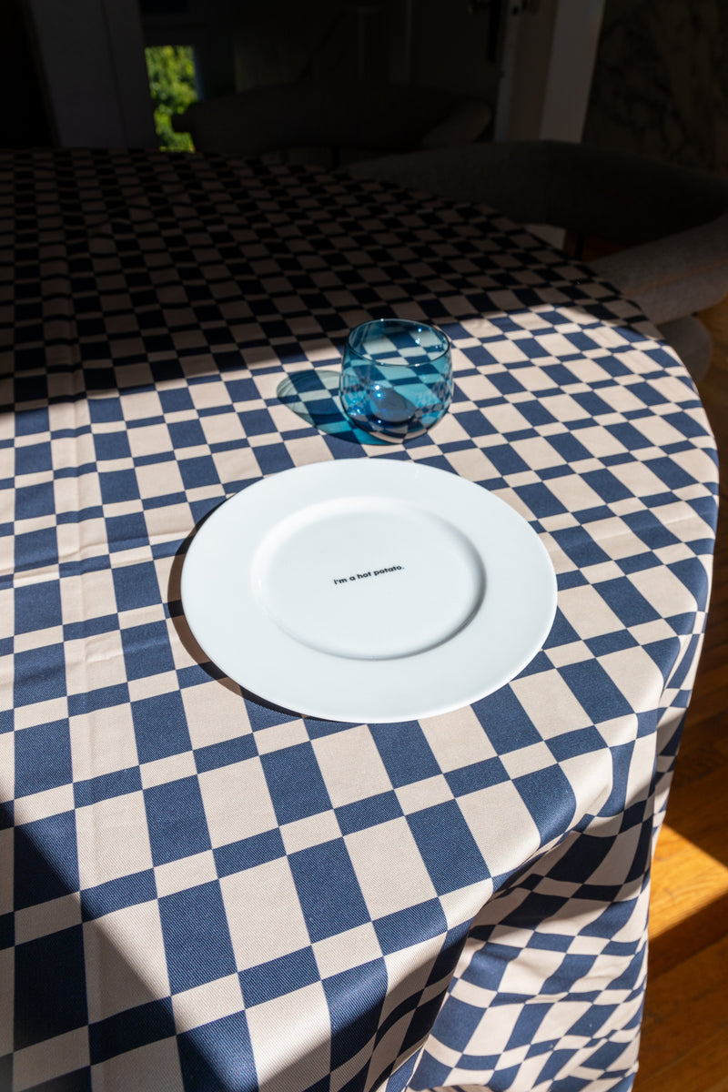 media image for Blue Ladder Tablecloth 290