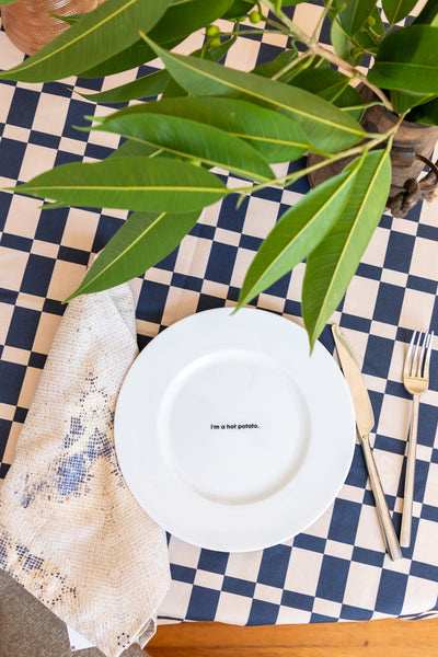 product image for Blue Ladder Tablecloth 62