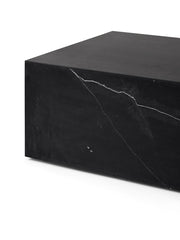 plinth table low in black marquina marble design by menu 9