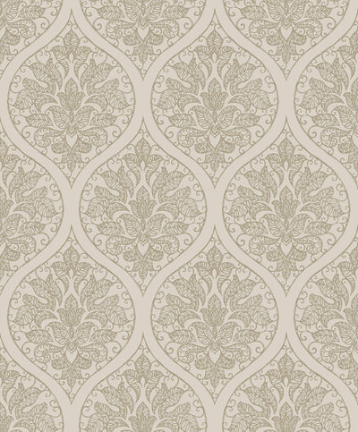 product image for Emporium Ogee Cream/Gold from the Emporium Collection by Galerie Wallcoverings 56