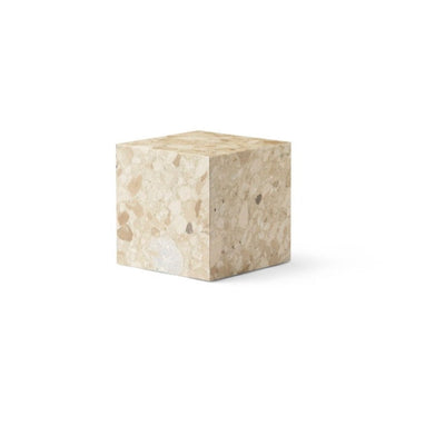 product image for Plinth Table Cubic In New White Carrara Marble Design By Menu 5 11