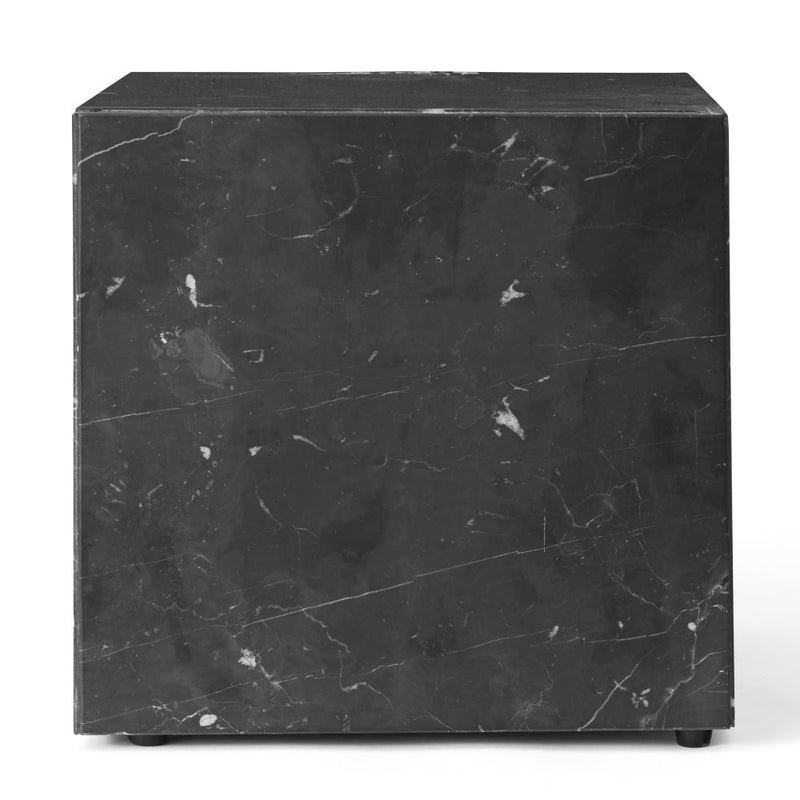 media image for Plinth Table Cubic in Black Marquina Marble design by Menu 281