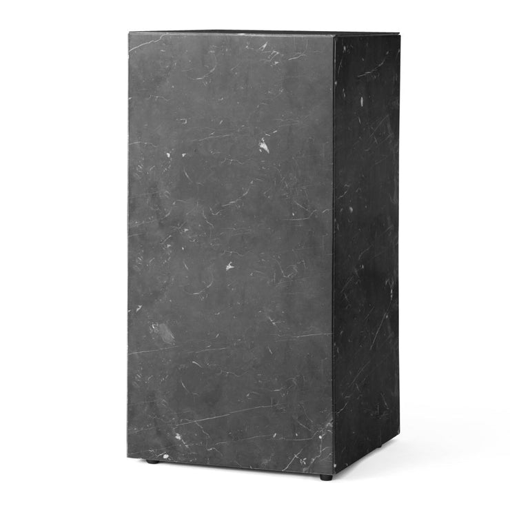 Plinth Table Tall in Black Marquina Marble design by Menu