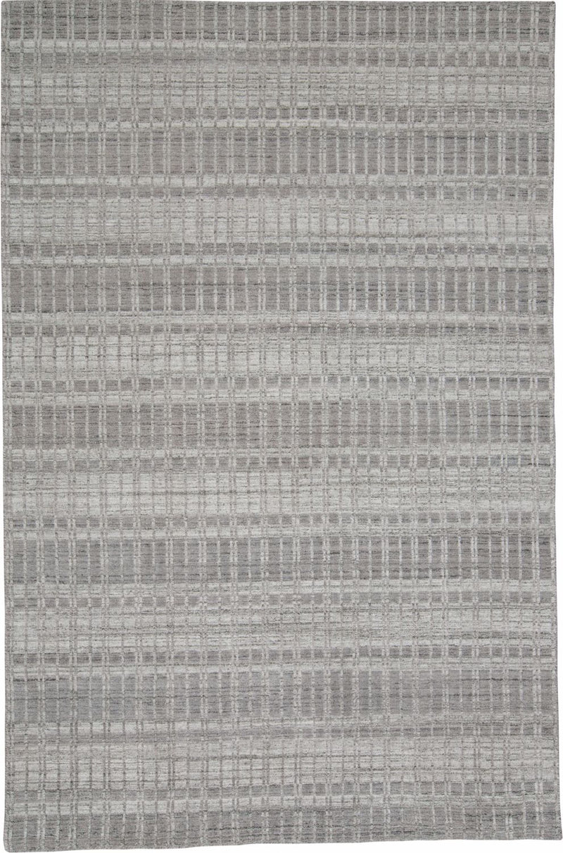 media image for Odami Hand Woven Light Gray and Warm Rug by BD Fine Flatshot Image 1 281