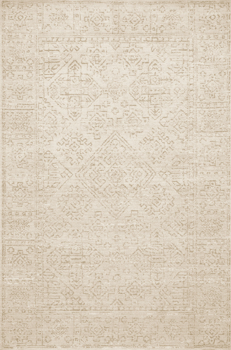 media image for Lotus Ivory / Cream Rug Flatshot Image 1 25