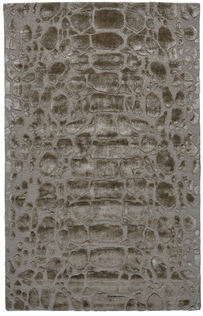 product image for Malawi Hand Tufted Pewter and Stone Gray Rug by BD Fine Flatshot Image 1 86