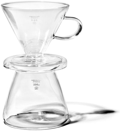 product image for glass coffee dripper set design by puebco 6 67