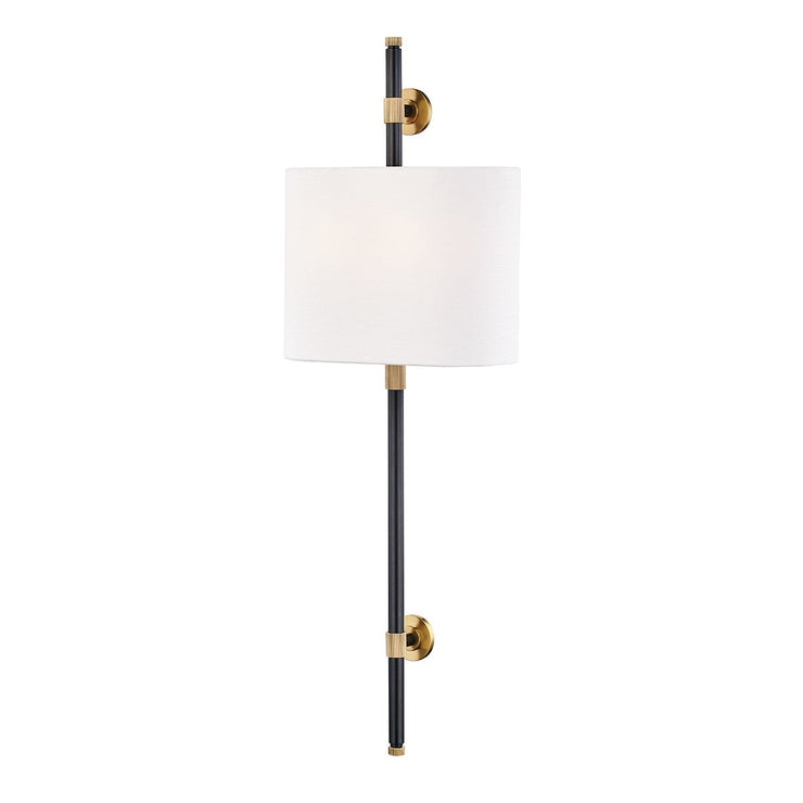 bowery 2 light wall sconce design by hudson valley 1