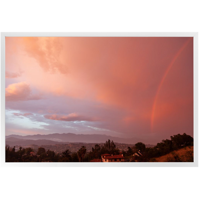 product image for Pink Rainbow Framed Print 51