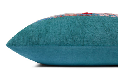 product image for Handcrafted Teal / Multi Pillow Alternate Image 1 75