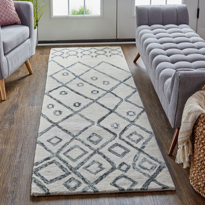 product image for Quillan Hand Tufted Beige and Gray Rug by BD Fine Roomscene Image 1 64