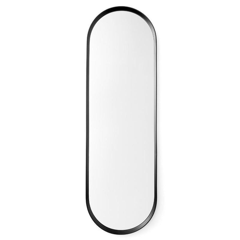 media image for Oval Wall Mirror in Black design by Menu 217