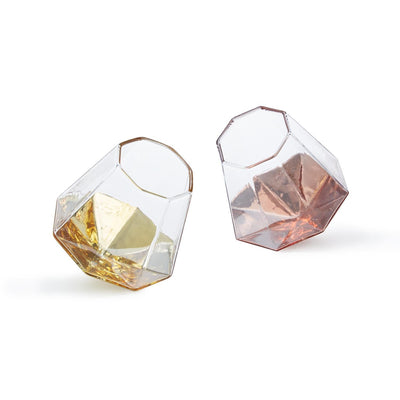 product image of shine bright like a diamond stemless wine glass in various colors design by twos company 1 516
