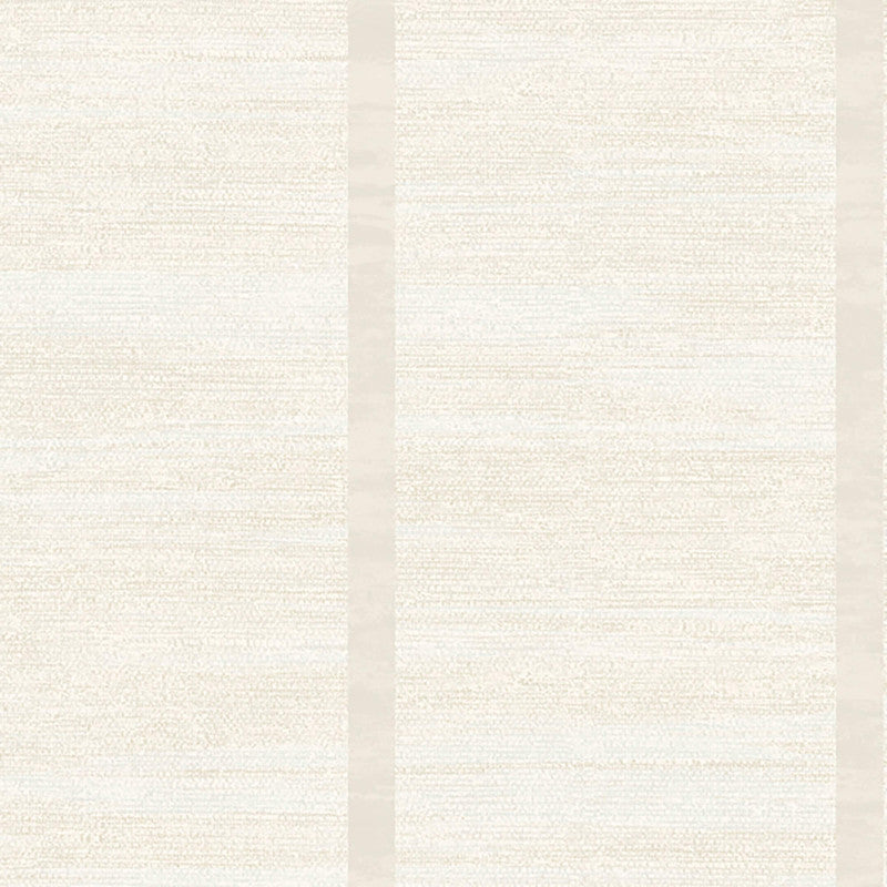 media image for Sample Faux Grasscloth Stripes Distressed Wallpaper in Cream/Taupe 248