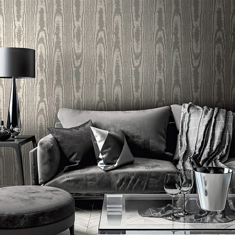media image for Abstract Textured Wallpaper in Grey 269