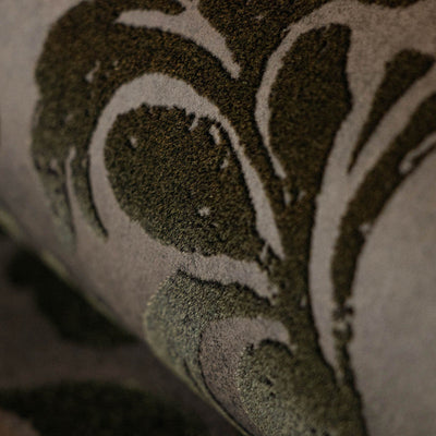 product image for Mayfair Flock Wallpaper in Dark Brown 70
