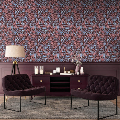 product image for Lana Brussels Lace Wallpaper in Saffron 15