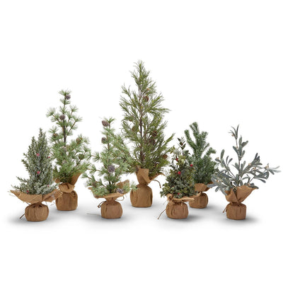 product image of frosted evergreens set of 7 1 511