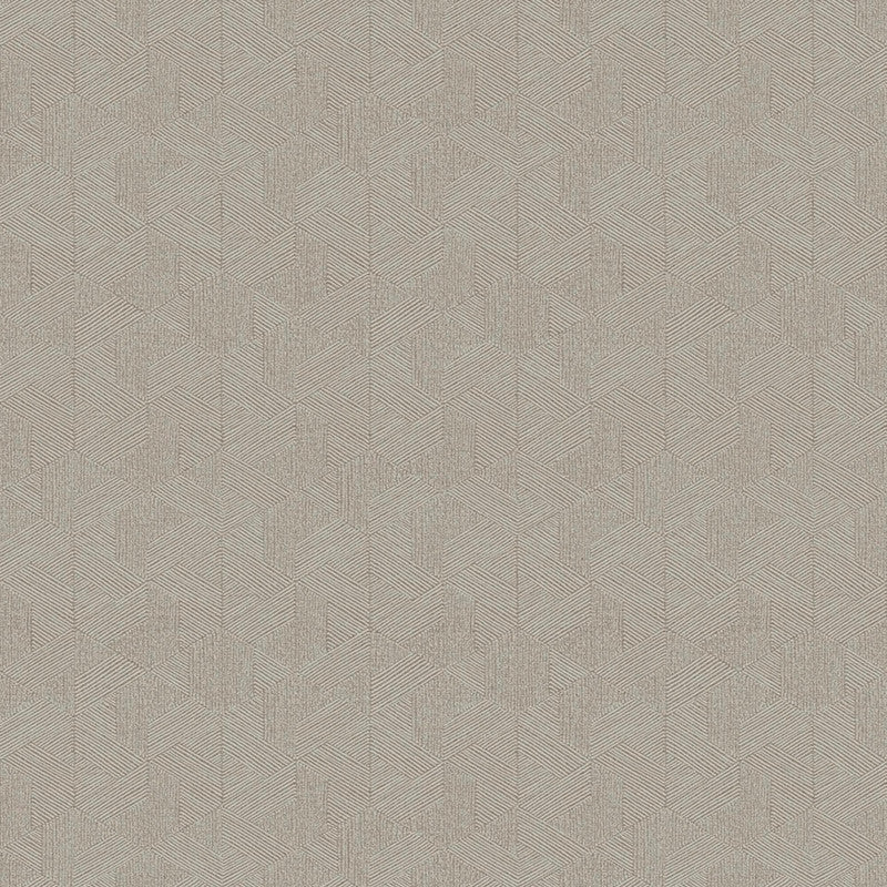 media image for Abstract Geo Modern Wallpaper in Silver/Brown 228