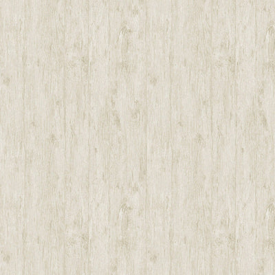 product image of Sample Woodgrain Wallpaper in Cool Metallic/Cream 574