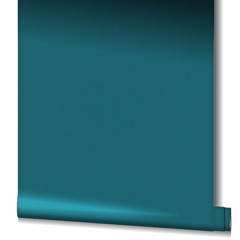 media image for Linen Texture Wallpaper in Teal from the Olio Collection 253