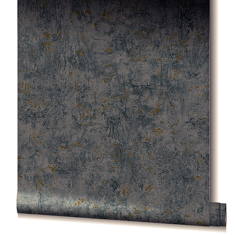 media image for Matte Texture Fleck Wallpaper in Anthracite/Gold from the Olio Collection 241