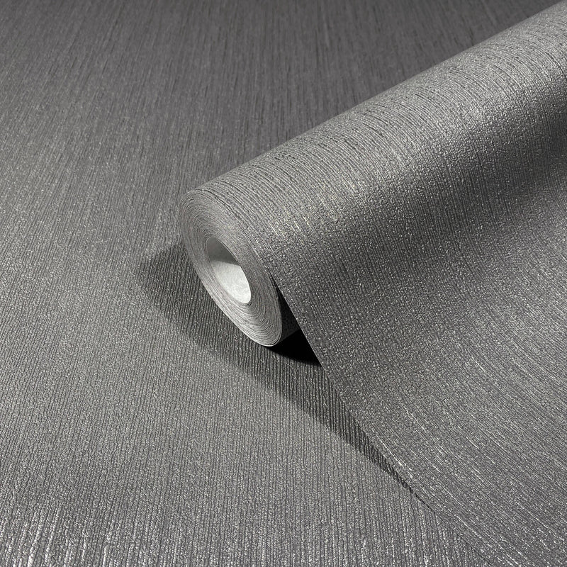 media image for Tonal Texture Wallpaper in Anthracite from the Olio Collection 299