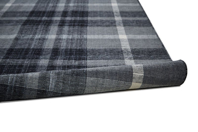 product image for Jens Hand Woven Gray and Black Rug by BD Fine Roll Image 1 8