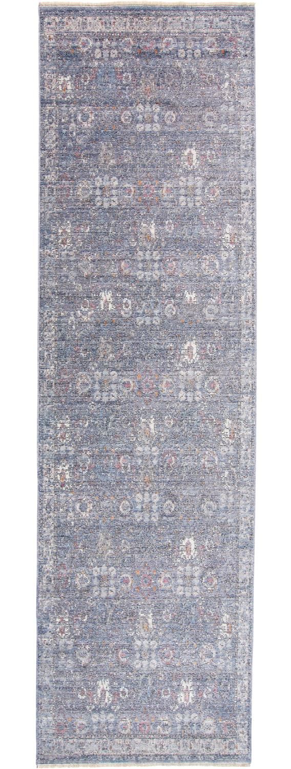 media image for Tirza Blue and Ivory Rug by BD Fine Flatshot Image 1 276