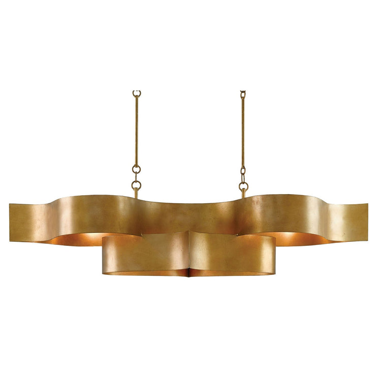 Grand Lotus Oval Chandelier 5