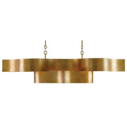 Grand Lotus Oval Chandelier 9