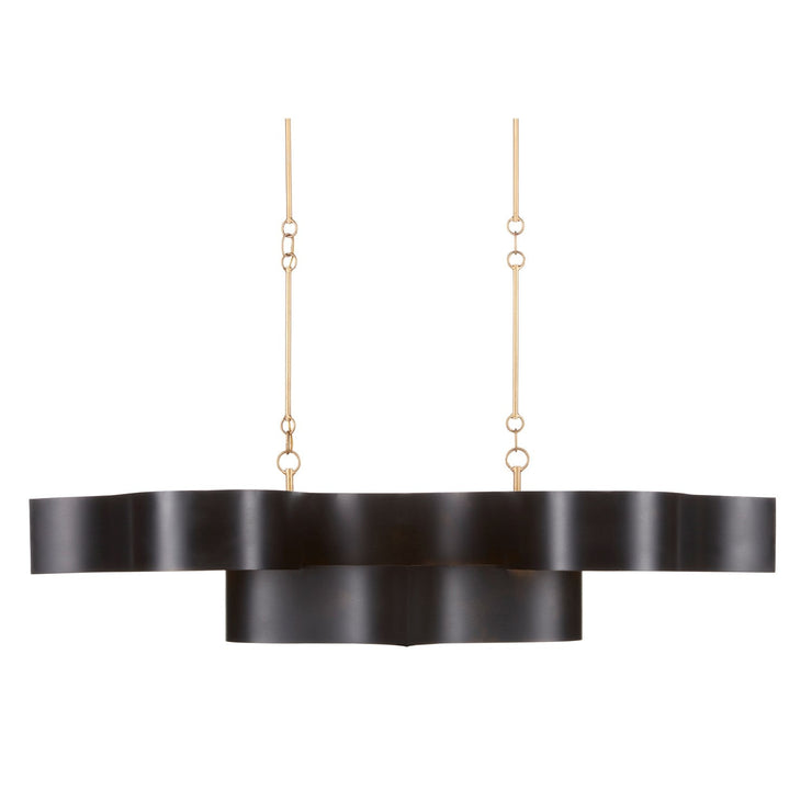 Grand Lotus Oval Chandelier 15