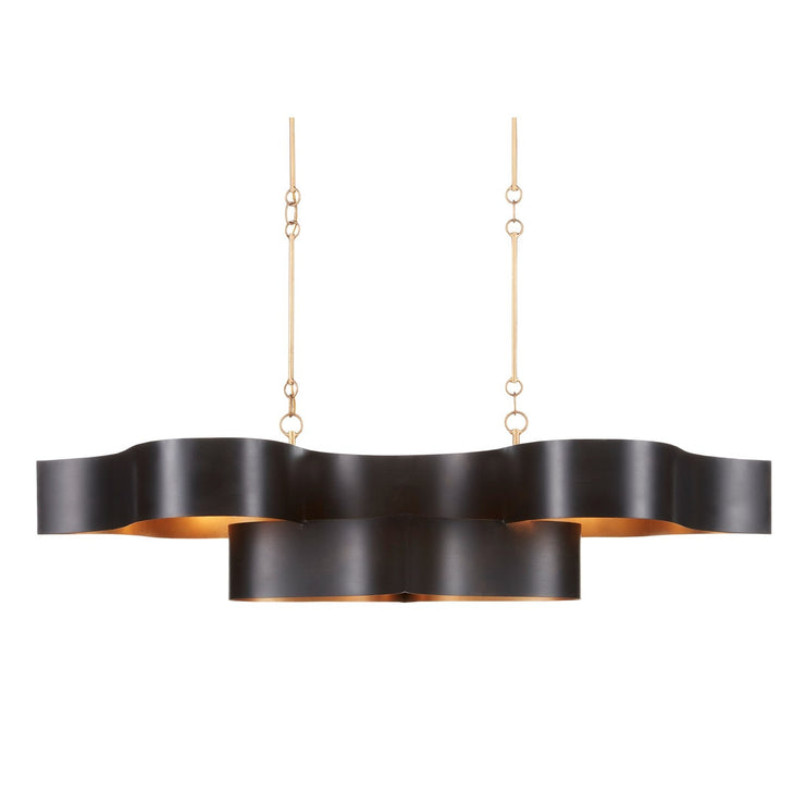 Grand Lotus Oval Chandelier 3
