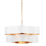 Grand Lotus Oval Chandelier 12