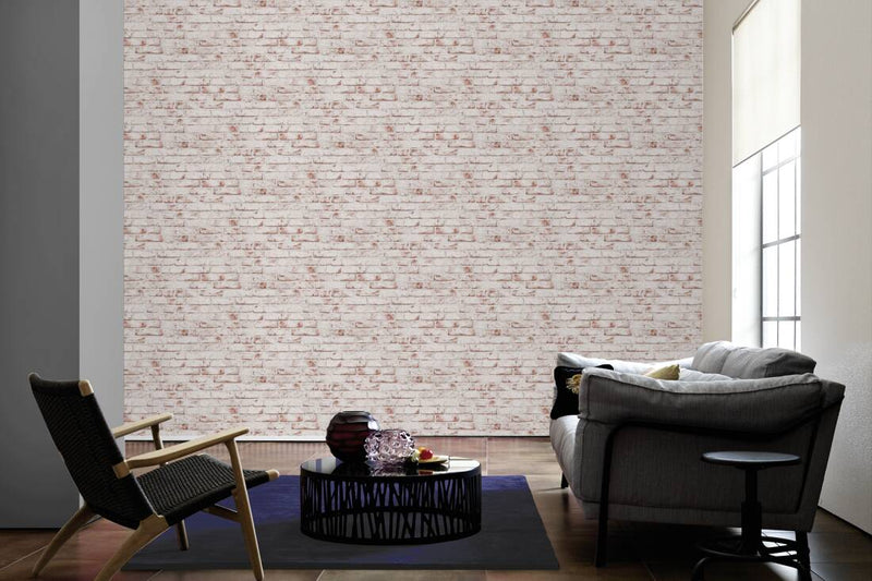 media image for Cottage Brick Wallpaper in Beige/Brown/Red 236