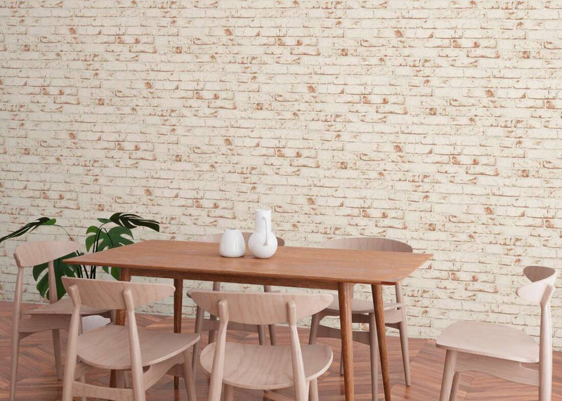 media image for Cottage Brick Wallpaper in Beige/Brown/Red 220