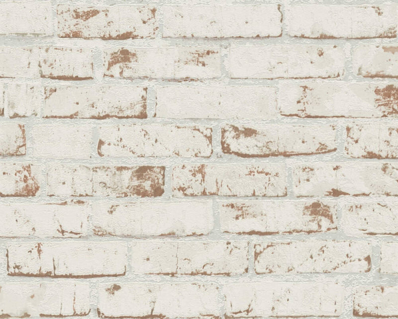 media image for Cottage Brick Wallpaper in Beige/Brown/Red 254