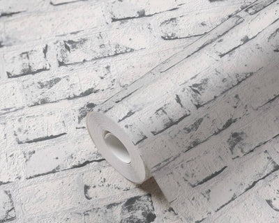 product image for Cottage Brick Wallpaper in Beige/Grey 5