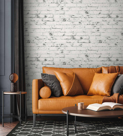 product image for Cottage Brick Wallpaper in Beige/Grey 73