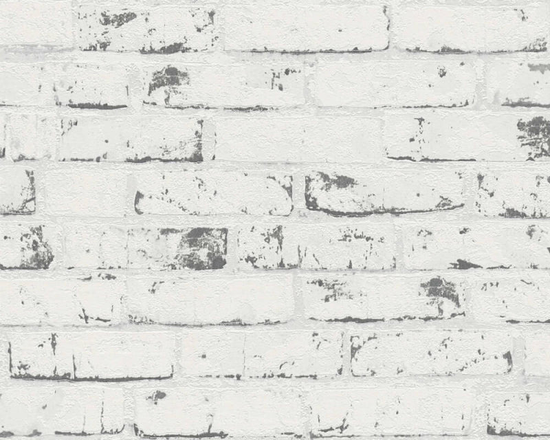 media image for Cottage Brick Wallpaper in Beige/Grey 260