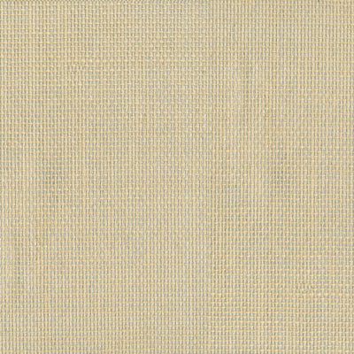 product image of Sample Burlap Linen Wallpaper in Buttercream/Silver 514