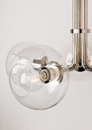 margot 5 light chandelier by mitzi h270805 agb 4